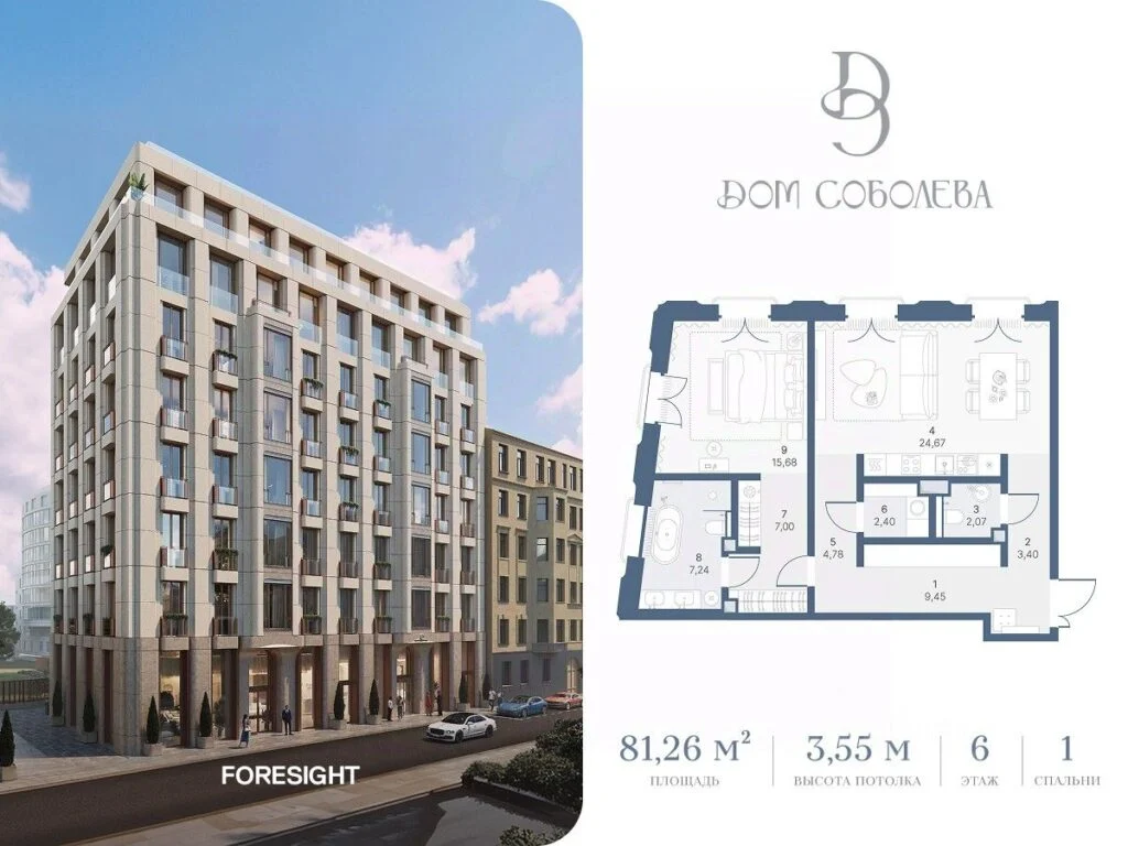 1-комнатные