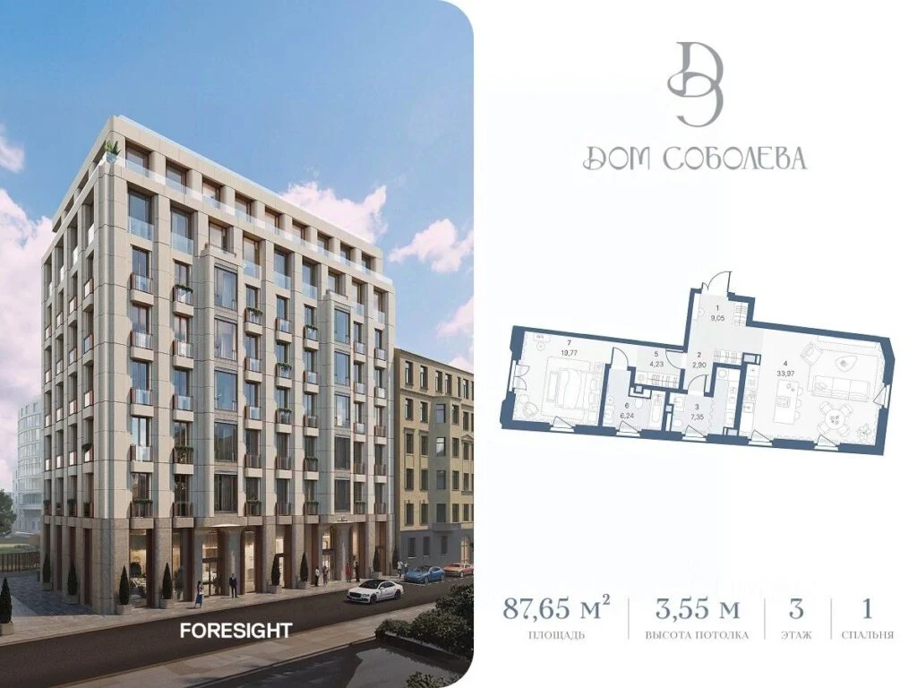 1-комнатные